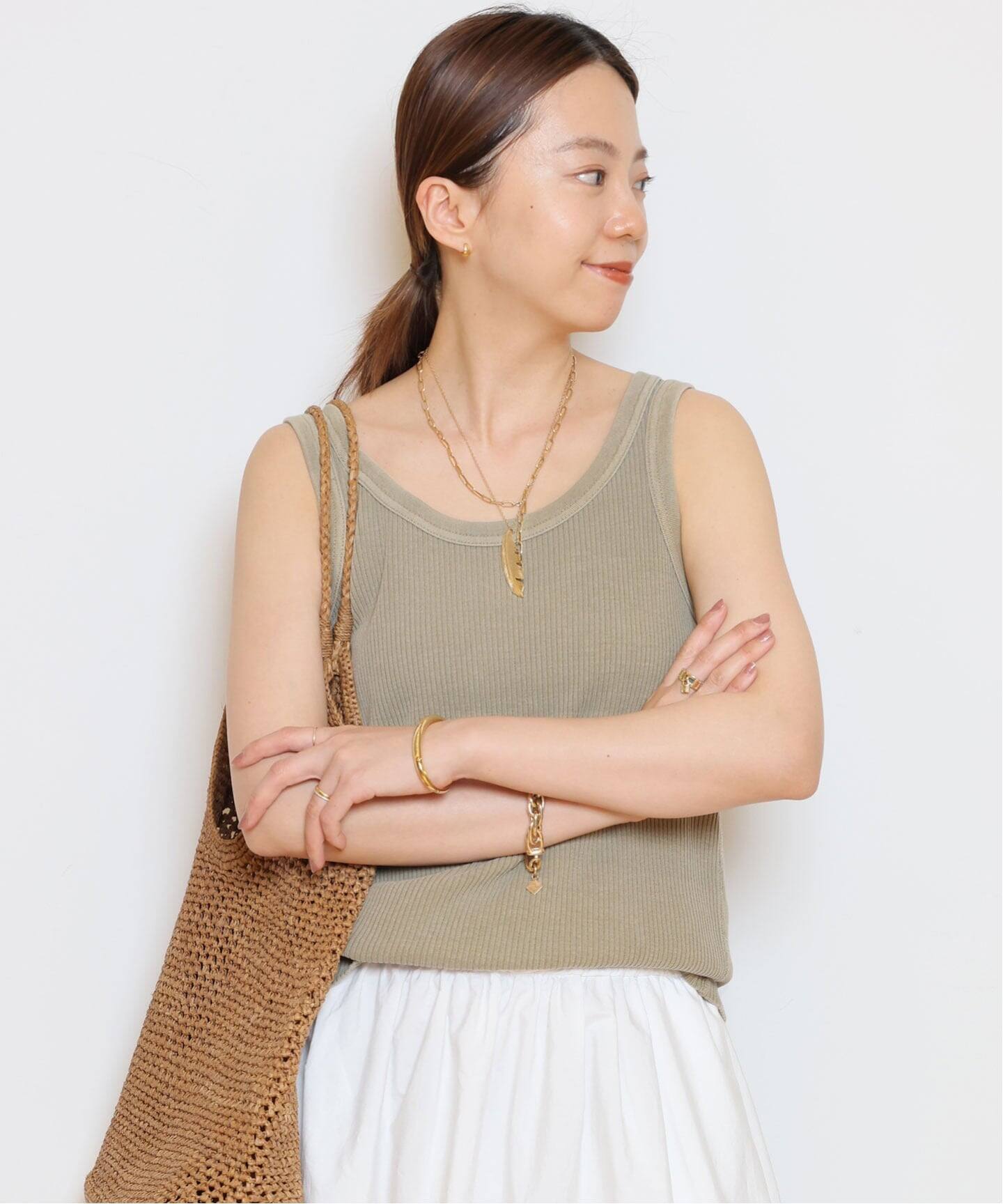JOHNBULL/ジョンブル】ピグメントハリヌキTANKTOP（タンクトップ 