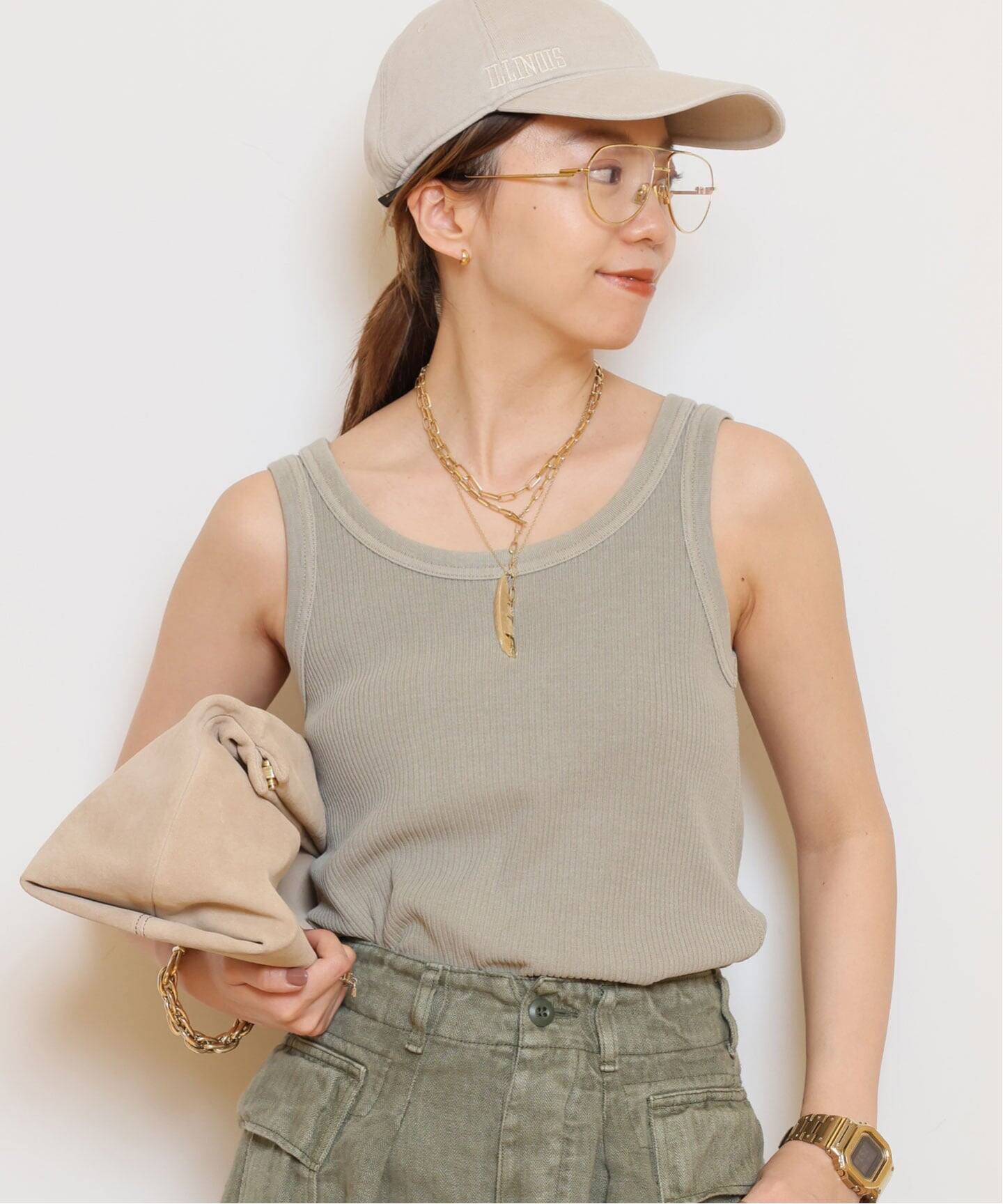 JOHNBULL/ジョンブル】ピグメントハリヌキTANKTOP（タンクトップ