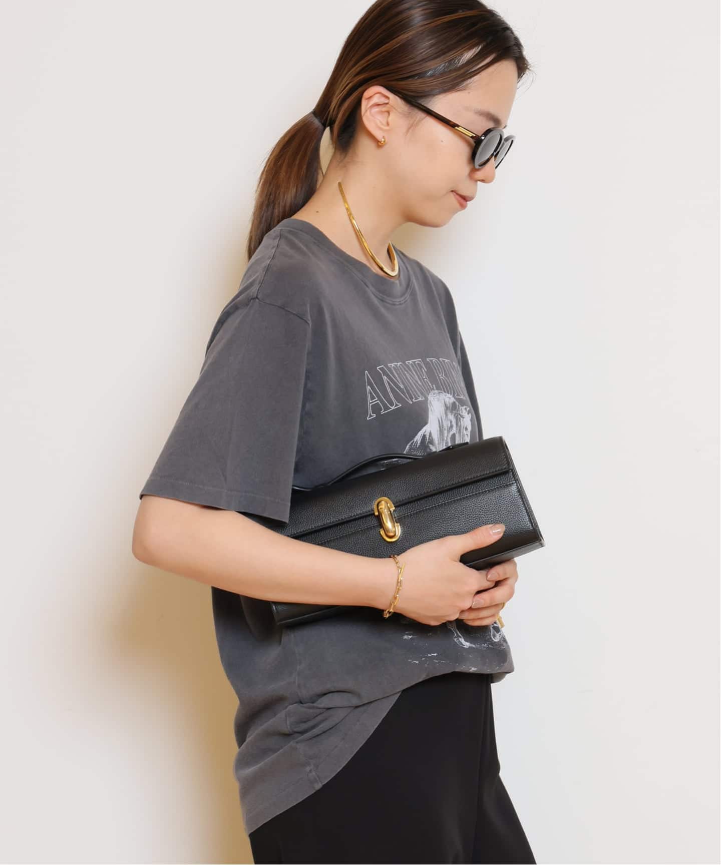 ANINE BING/アニン ビン】HORSE PRINT Tシャツ（Tシャツ／カットソー
