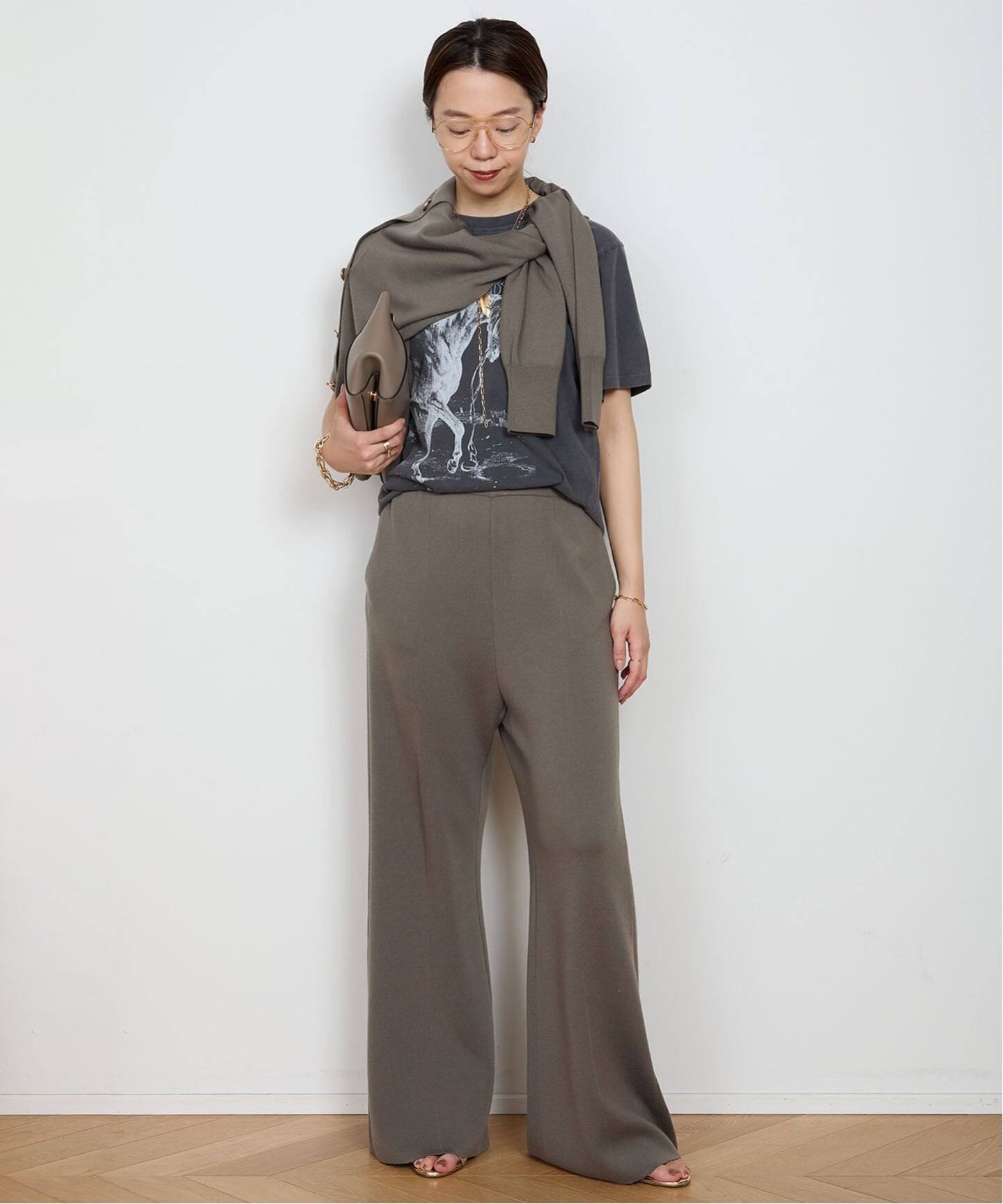 ANINE BING/アニン ビン】HORSE PRINT Tシャツ（Tシャツ／カットソー
