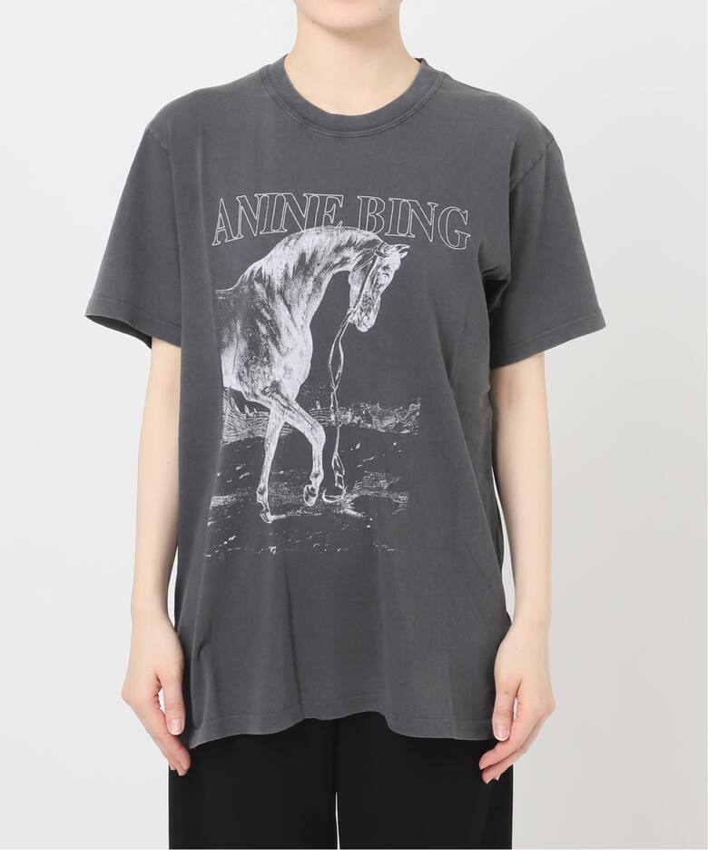 ANINE BING/アニン ビン】HORSE PRINT Tシャツ（Tシャツ／カットソー 
