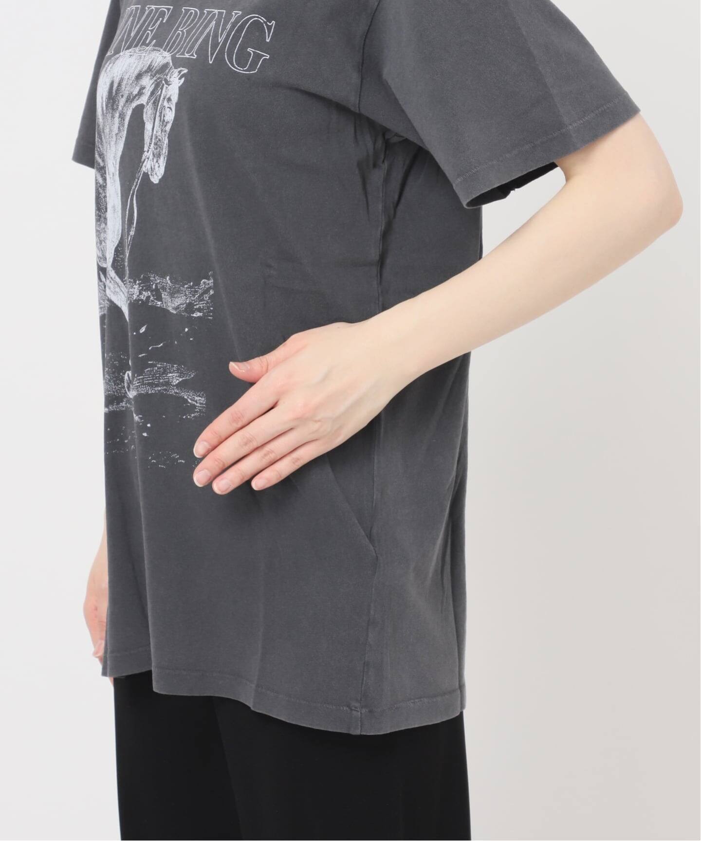 ANINE BING/アニン ビン】HORSE PRINT Tシャツ（Tシャツ／カットソー