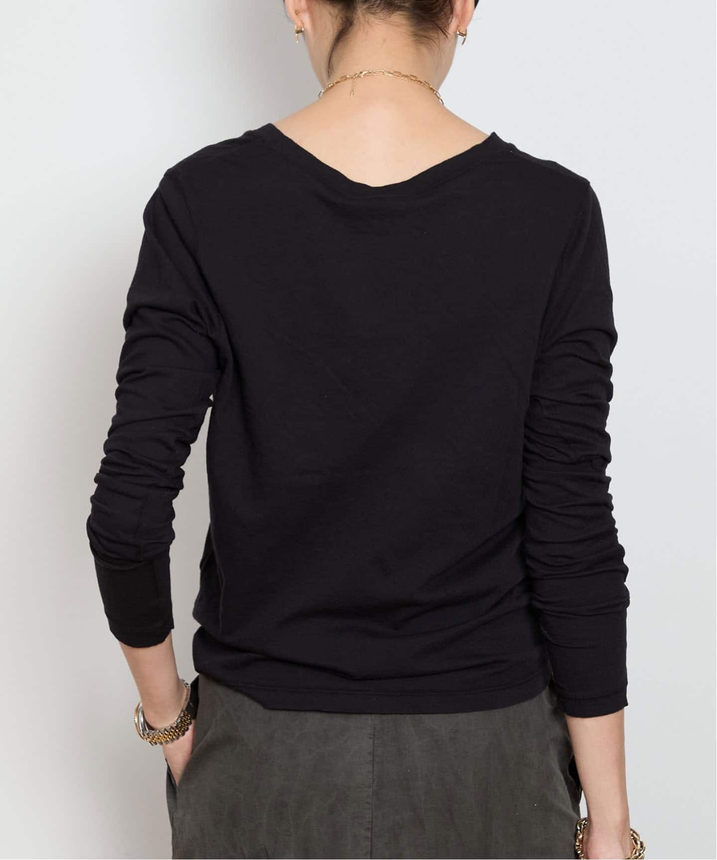 値下げ！JAMES PERSE★ジェームスパースTシャツ ネイビー JAMES PERSE（ジェームスパース） tシャツ コットン ポケット付きT