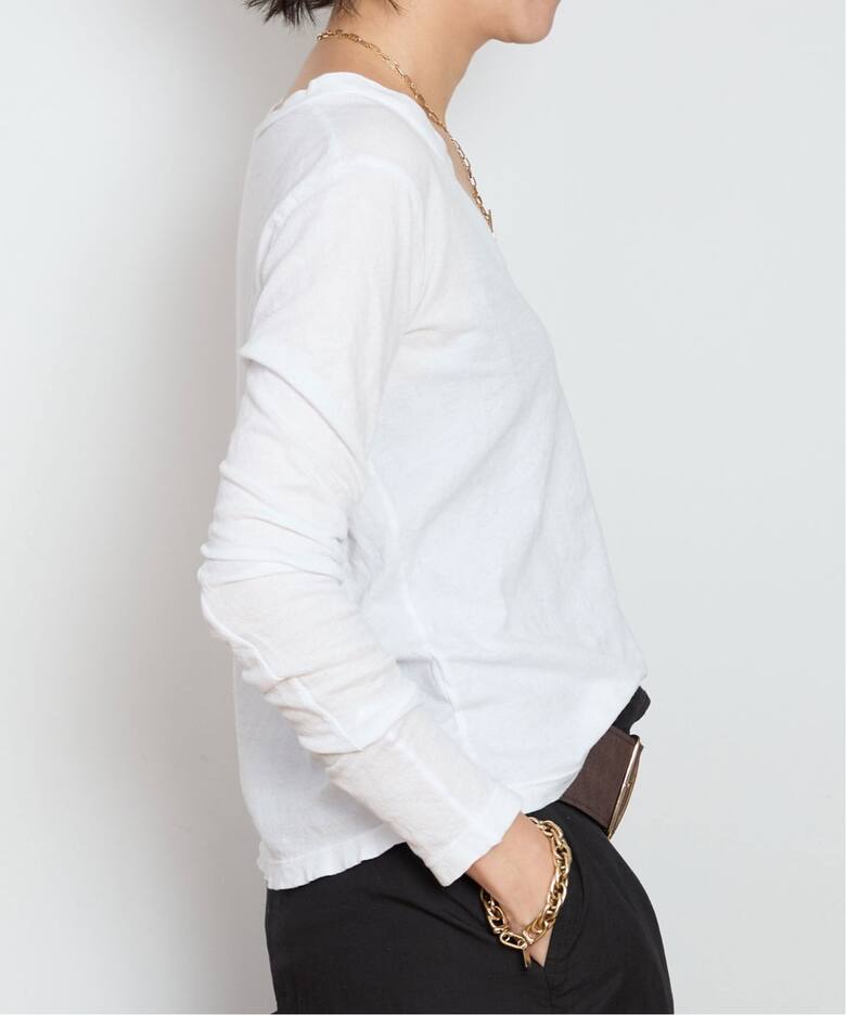 JAMES PERSE/ジェームス パース】DEEP V ロングスリーブTシャツ（T 