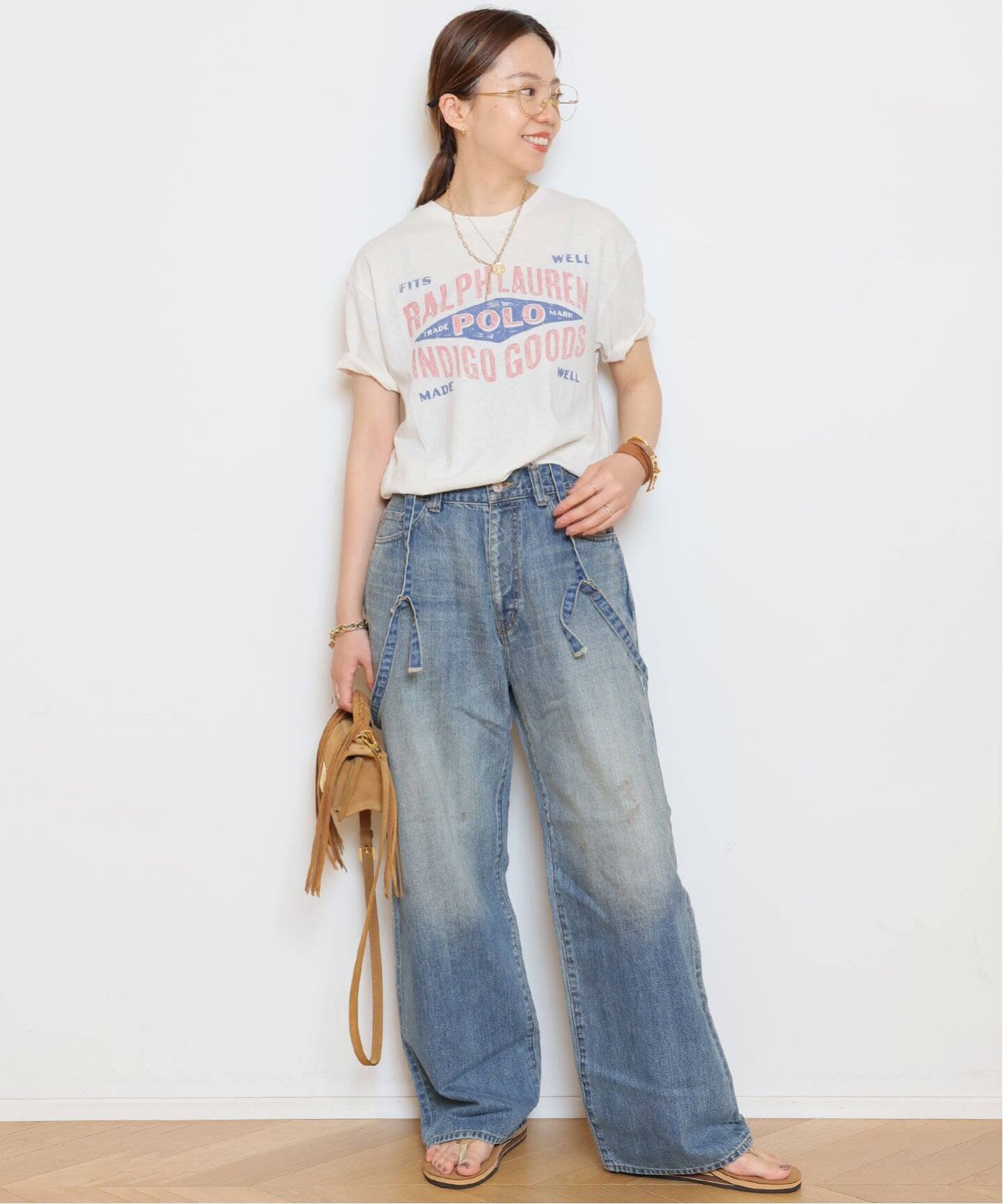 MUSE 【ポロ ラルフ ローレン】INDIGO GOODS Tシャツ POLO RALPH LAUREN/ポロ ラルフ ローレン】POLO RALPH LAUREN INDIGO