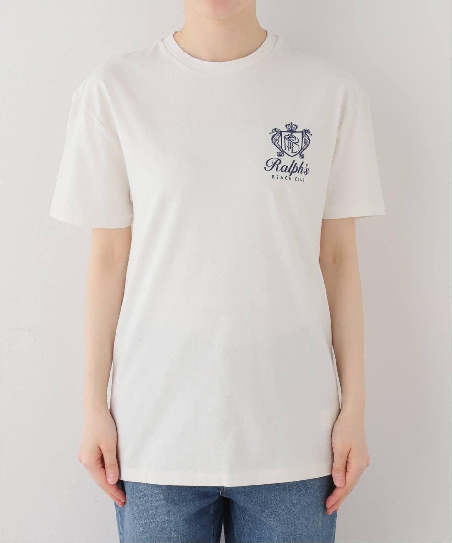 ポロラルフローレン カレッジTシャツ Muse de Deuxieme POLO RALPH LAUREN/ポロ ラルフ ローレン】BEACH CLUB Tシャツ（T