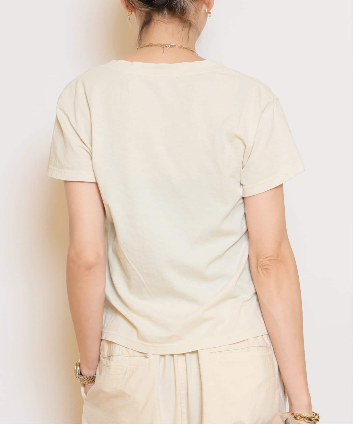 PERFECT WHITE TEE/パーフェクトホワイトティー】Vネック Tシャツ（T