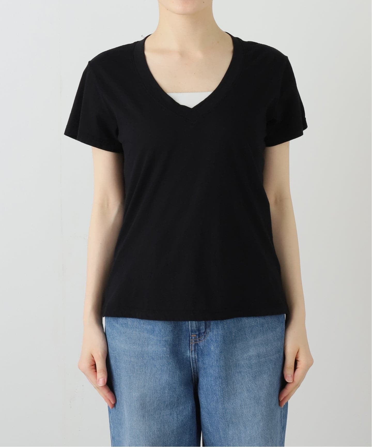 パーフェクトホワイトティー 25AW Vネック Tシャツ カットソー 半袖 XS PERFECT WHITE TEE/パーフェクトホワイトティー】 Vネック Tシャツ（T