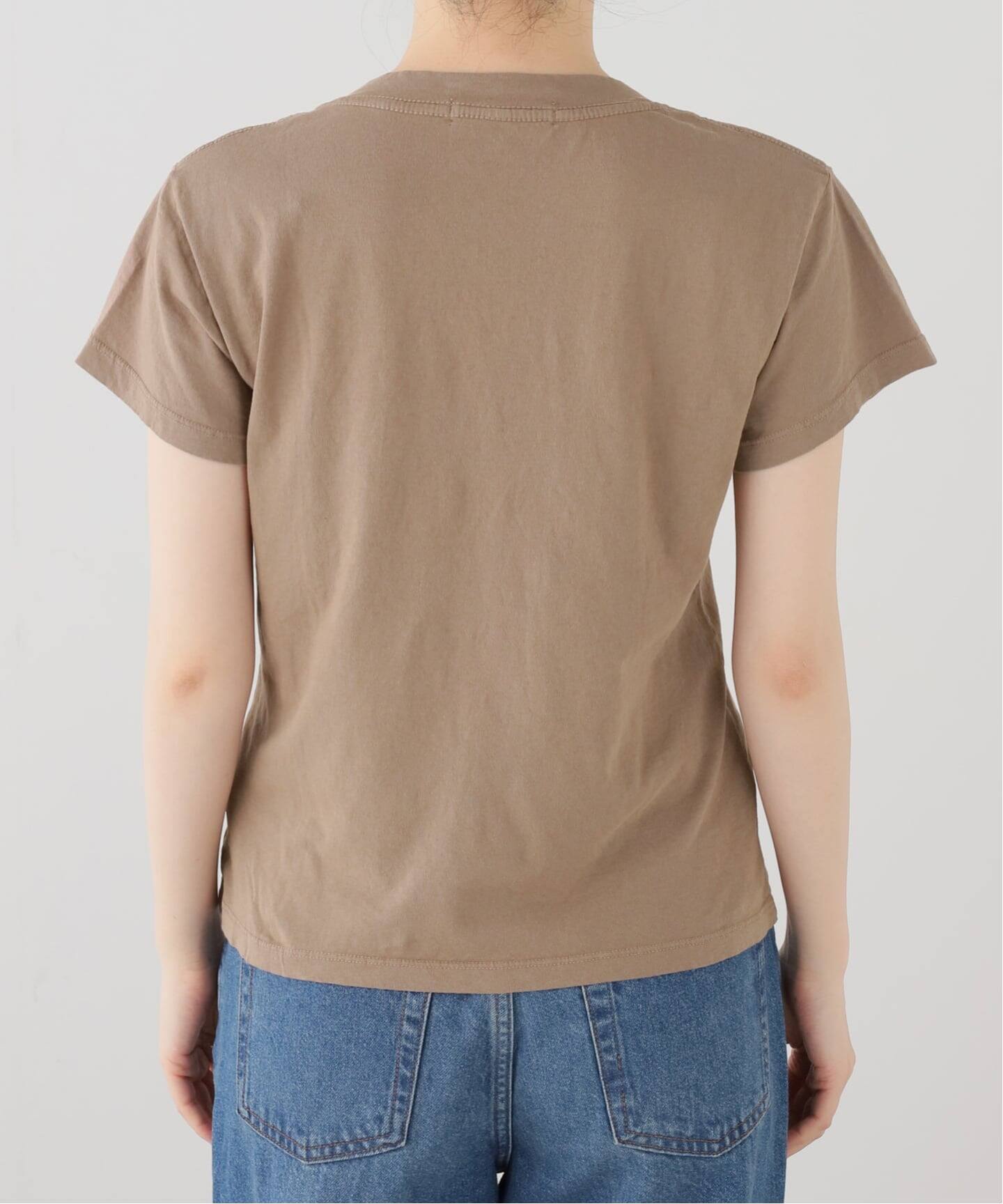 PERFECT WHITE TEE/パーフェクトホワイトティー】VネックTシャツ(MOCHA