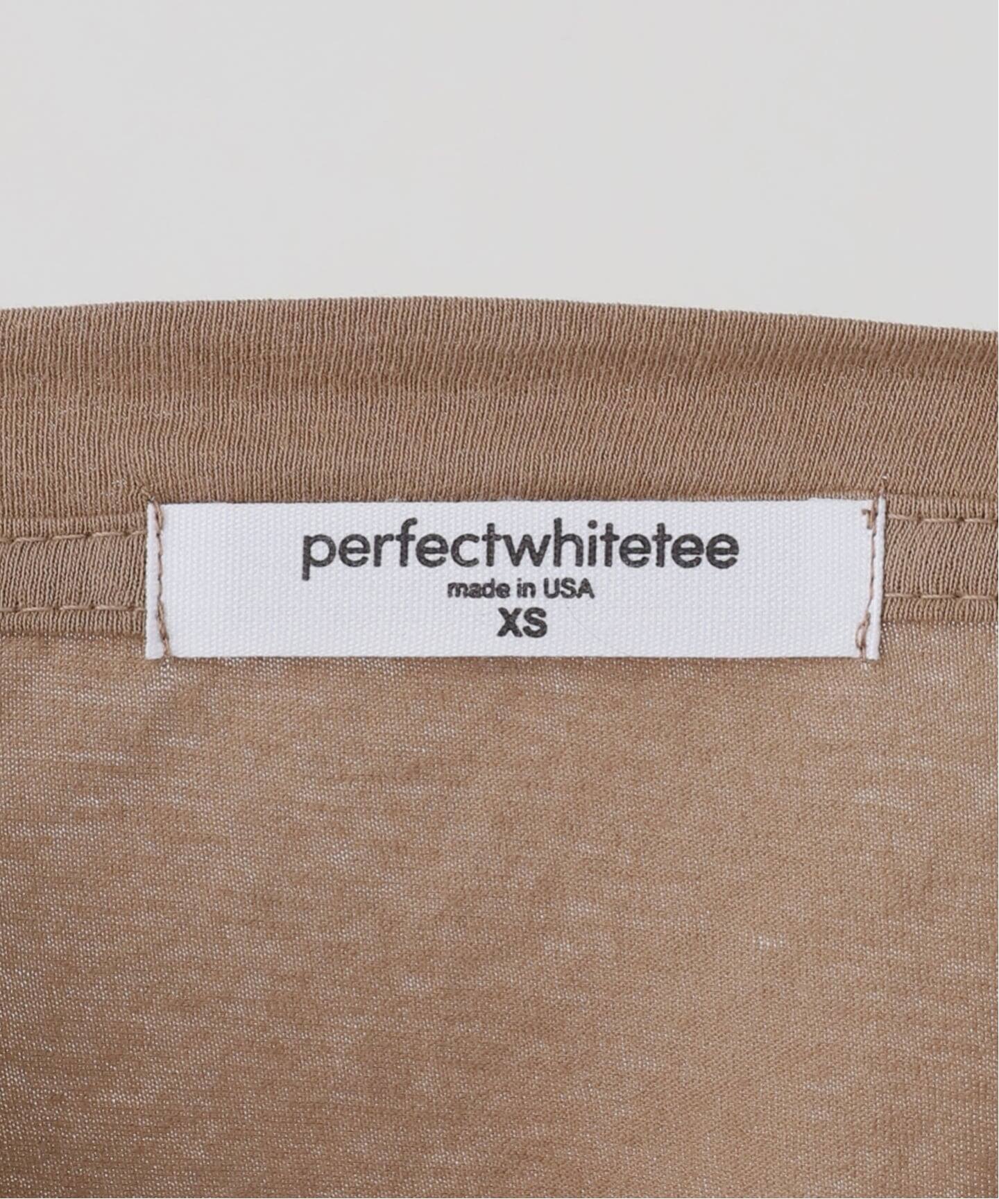 PERFECT WHITE TEE/パーフェクトホワイトティー】VネックTシャツ(MOCHA