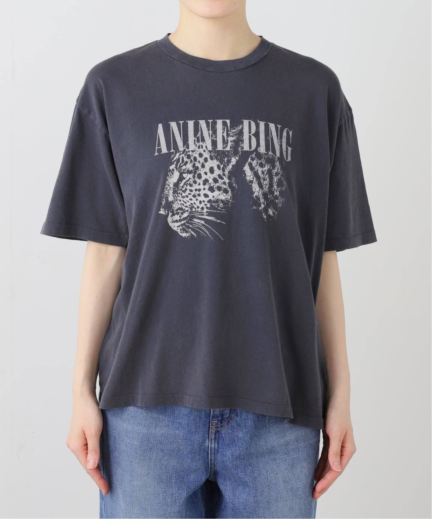ANINE BING/アニン ビン】LEOPARD Tシャツ（Tシャツ／カットソー