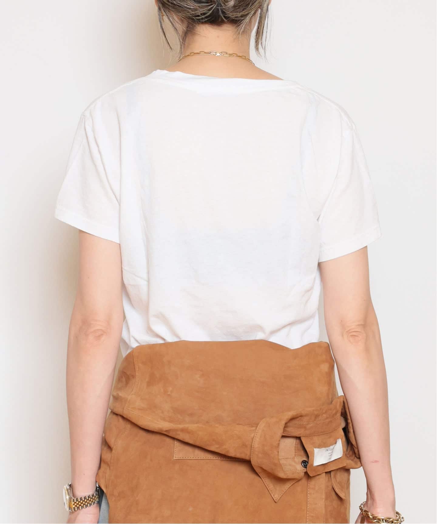 PERFECT WHITE TEE/パーフェクトホワイトティー】Vネック Tシャツ（T