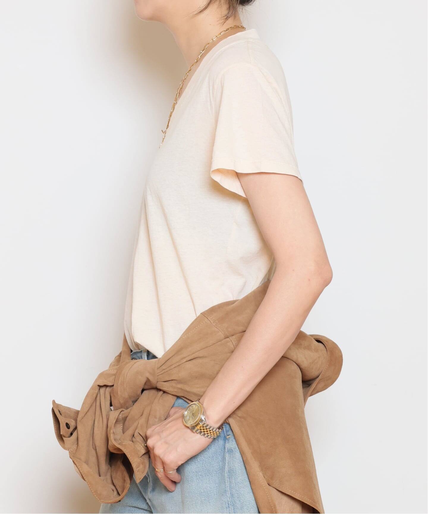 PERFECT WHITE TEE/パーフェクトホワイトティー】Vネック Tシャツ（T