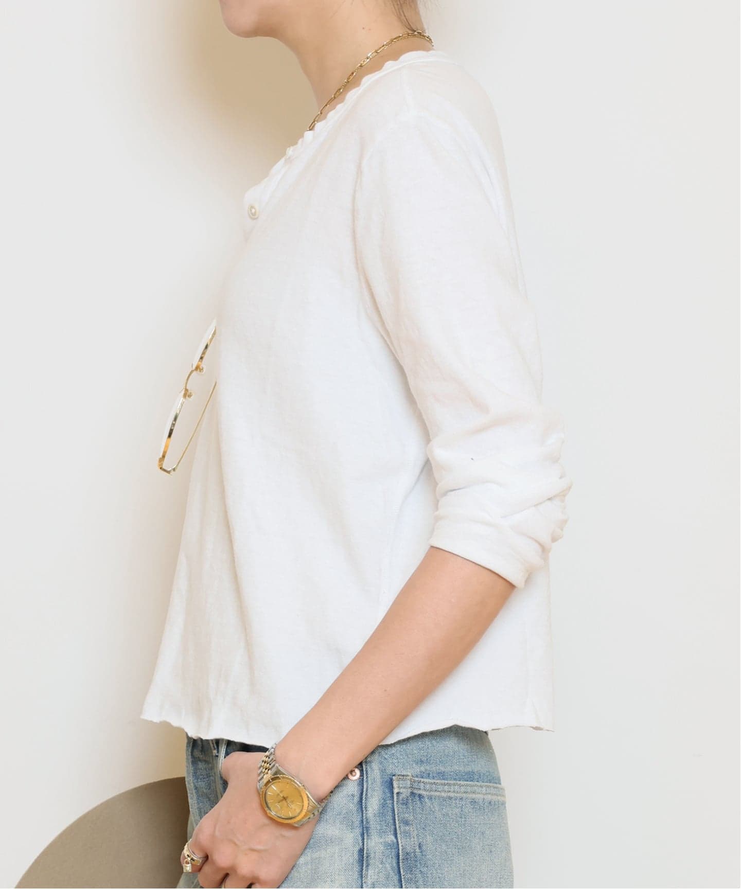 JAMES PERSE/ジェームス パース】HENLY Tシャツ（Tシャツ／カットソー