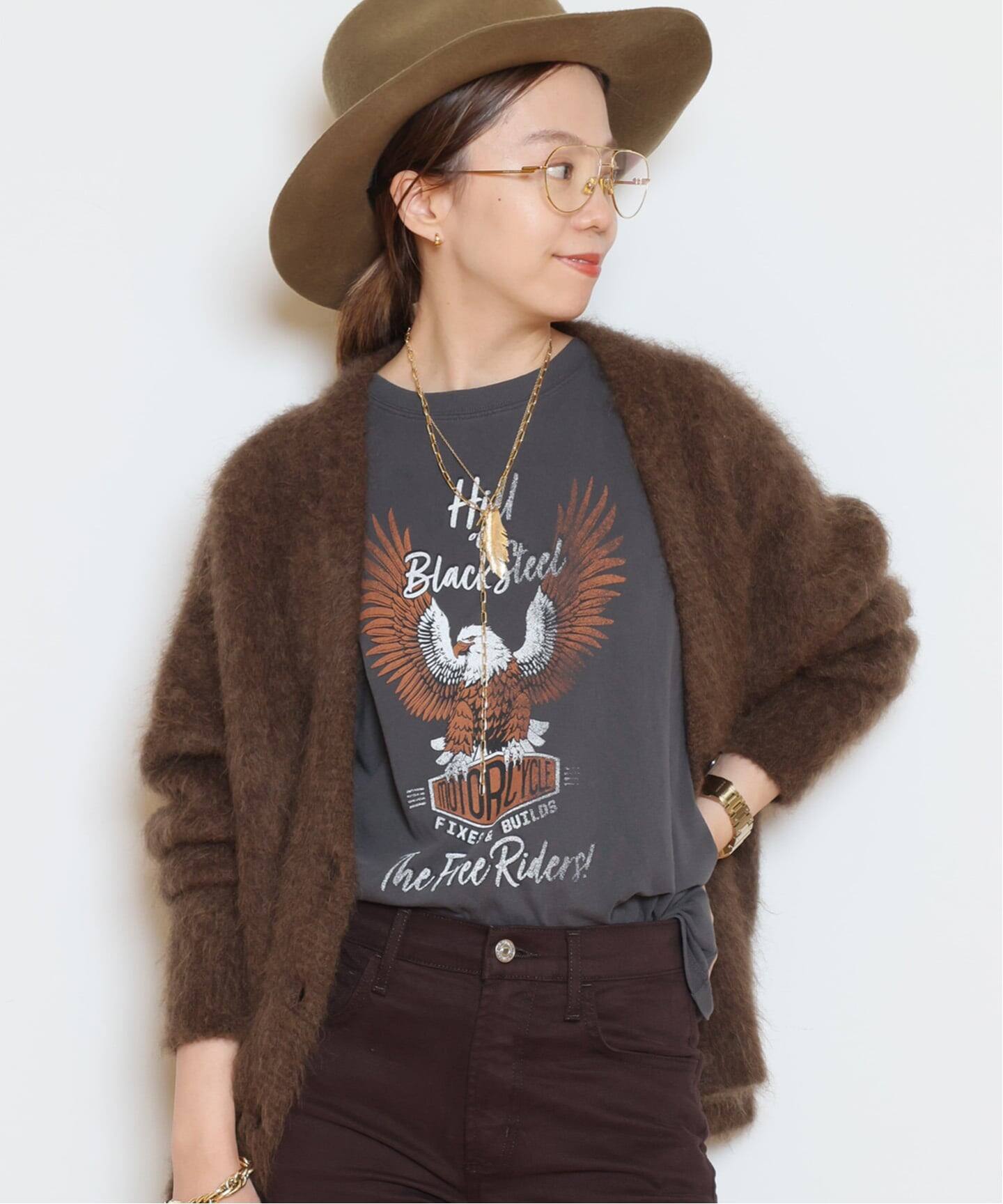 GOOD ROCK SPEED/グッドロックスピード】 EAGLE ノースリーブTシャツ 