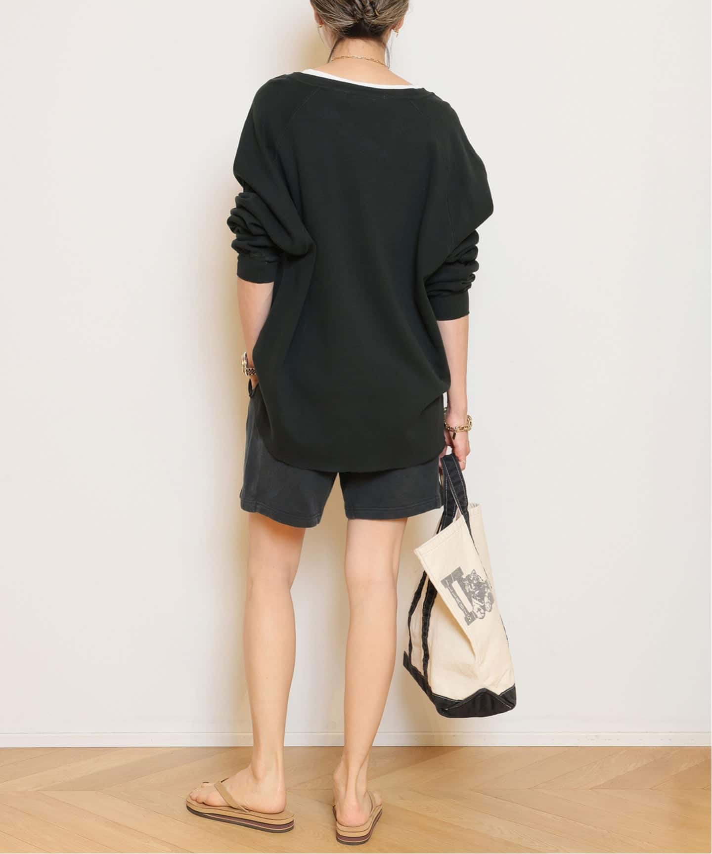 REMI RELIEF/レミレリーフ】WタックヘンリーネックTシャツ（Tシャツ