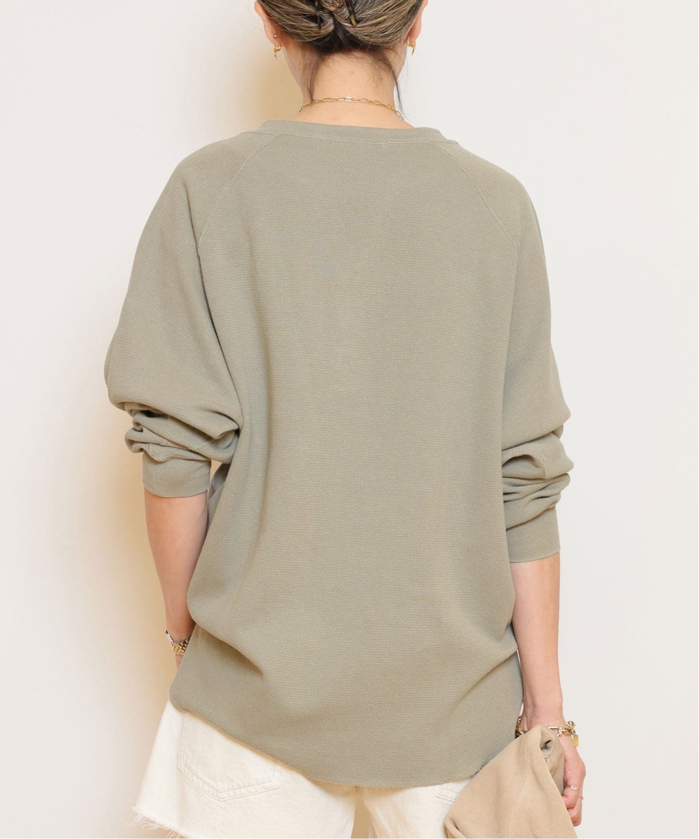【REMI RELIEF/レミレリーフ】WタックヘンリーネックTシャツ MUSE REMI RELIEF/レミレリーフ】WタックヘンリーネックTシャツ（Tシャツ