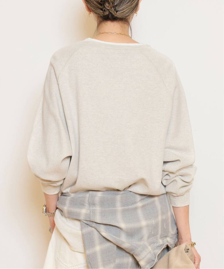 REMI RELIEF/レミレリーフ】WタックヘンリーネックTシャツ（Tシャツ 