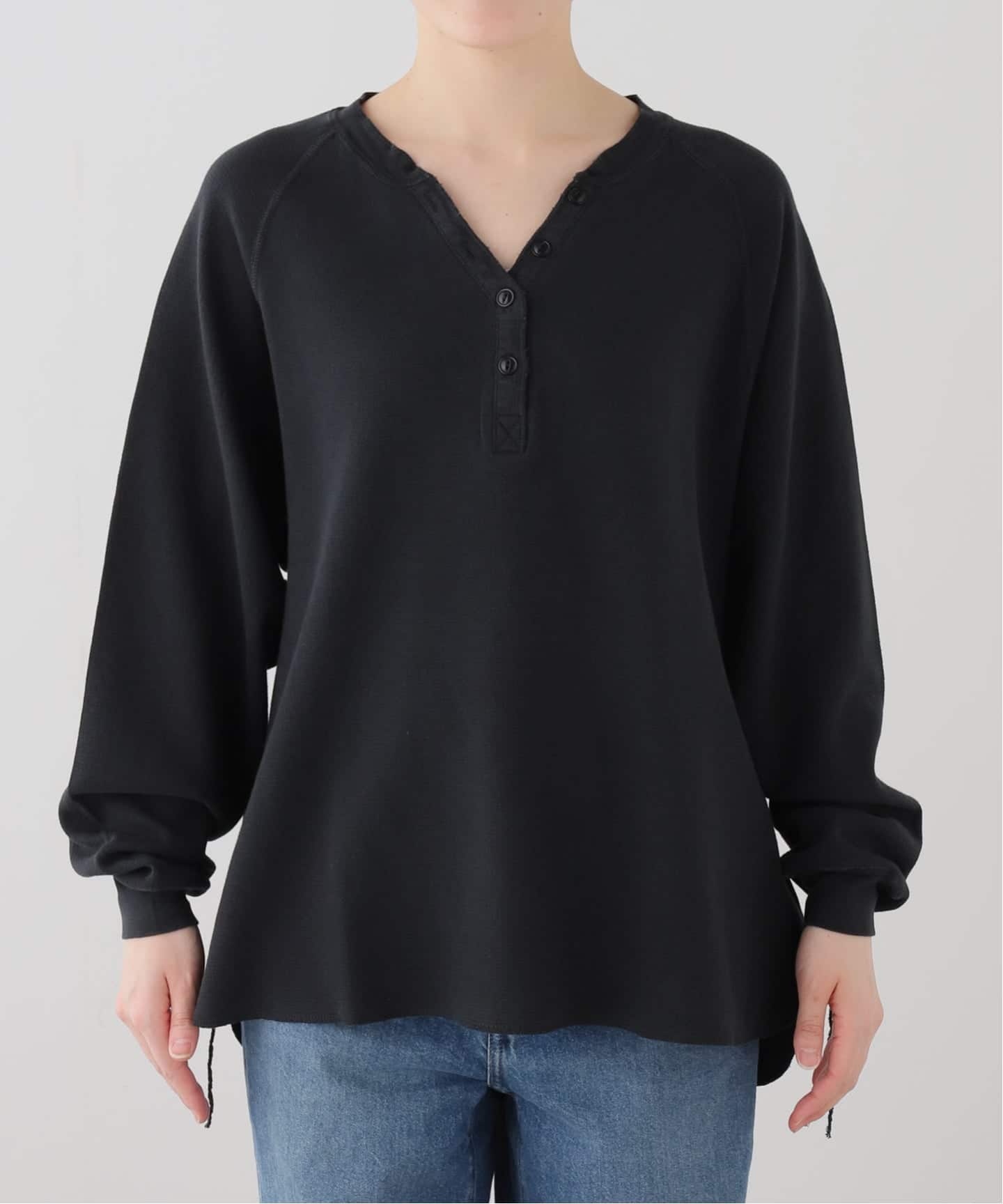 REMI RELIEF/レミレリーフ】WタックヘンリーネックTシャツ（Tシャツ