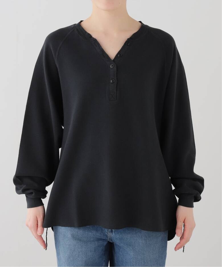 REMI RELIEF/レミレリーフ】WタックヘンリーネックTシャツ（Tシャツ 