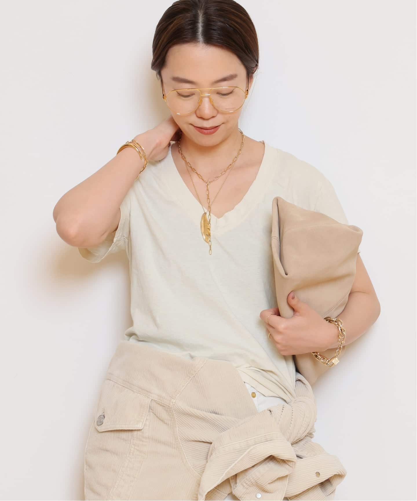 PERFECT WHITE TEE/パーフェクトホワイトティー】Vネック Tシャツ（T