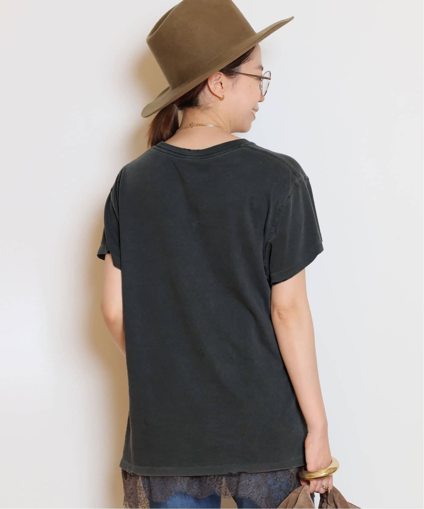 MUSE de Deuxieme Classe【MADE WORN】 Tシャツ MADE WORN/メイドウォーン】Janis Joplin Tシャツ（Tシャツ