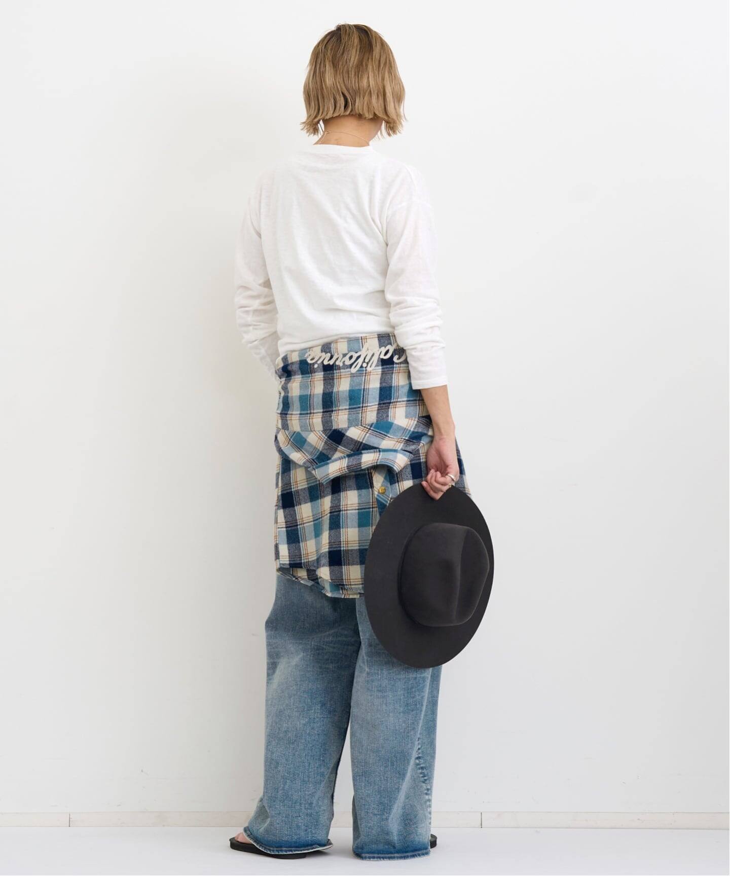 GOOD GRIEF!/グッド グリーフ】 ROUGH-COT HENLEY NECK TOP（Tシャツ