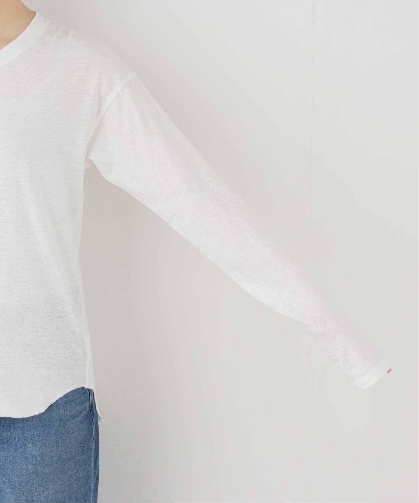 GOOD GRIEF!/グッド グリーフ】 ROUGH-COT HENLEY NECK TOP（Tシャツ