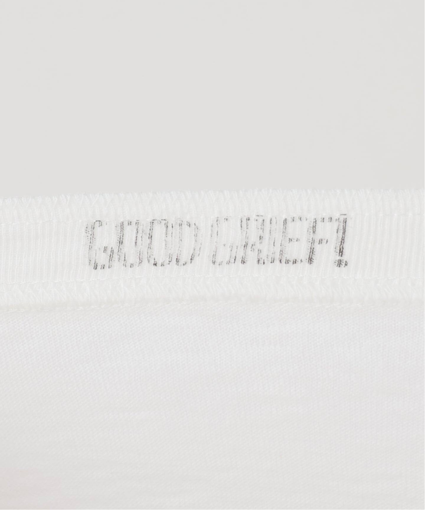GOOD GRIEF!/グッド グリーフ】 ROUGH-COT HENLEY NECK TOP（Tシャツ