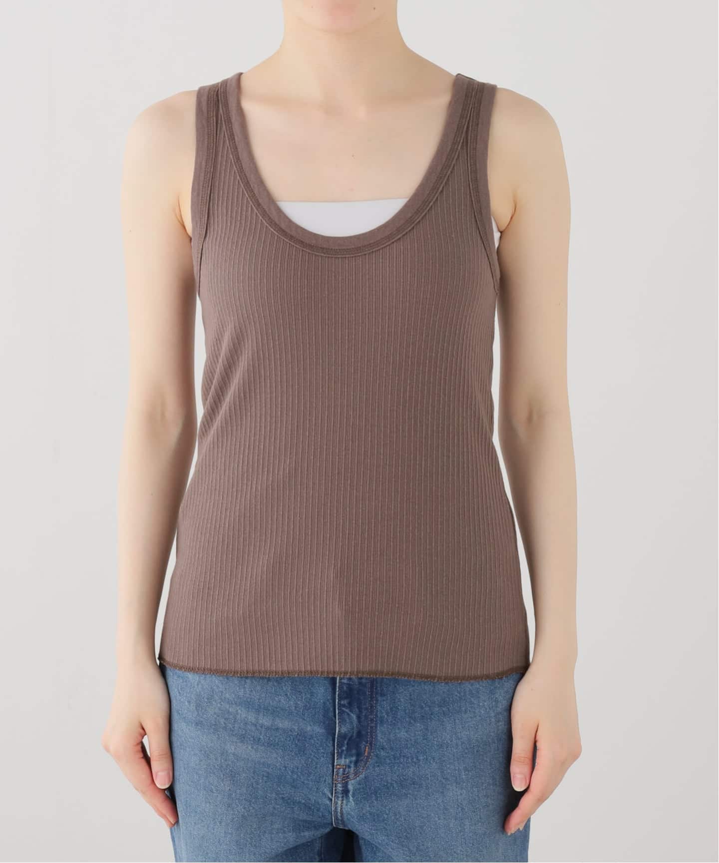 アパルトモン　グッドグリーフ　スクエアネックタンクトップ GOOD GRIEF!/グッド グリーフ】 Ramdom Rib Tank Top（タンクトップ