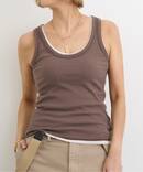 【GOOD GRIEF!/グッド グリーフ】 WASHED RIB TANK TOP