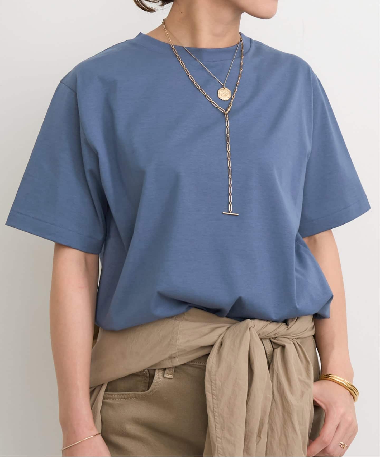 アパルトモン AMERICANA Football T-Shirt アパルトモン Americana フットボール T-shirt ネイビー