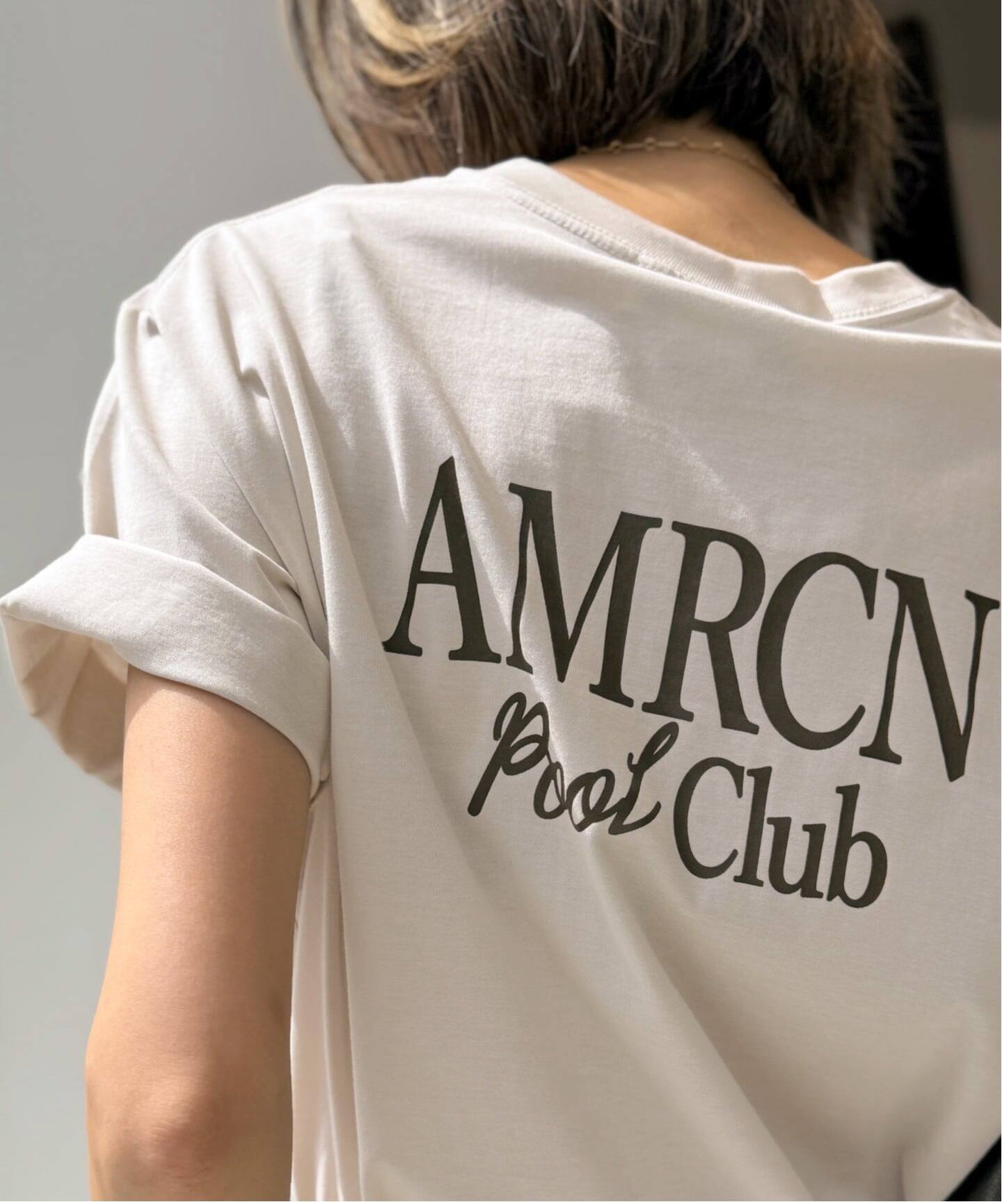 AMERICANA/アメリカーナ】 Slit T-Shirt（Tシャツ／カットソー）｜L