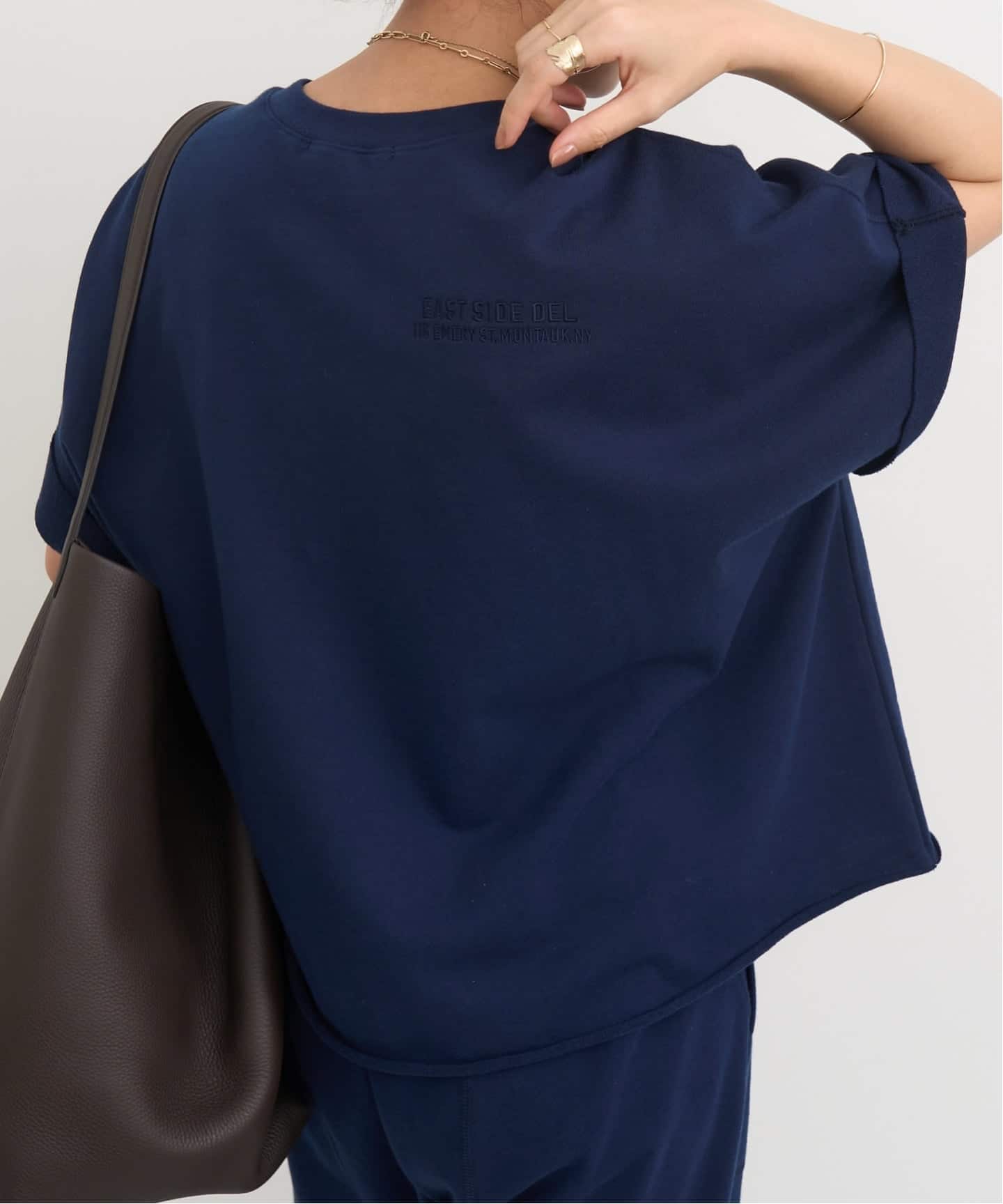 AMERICANA/アメリカーナ】 Short Sleeve Cut Off Sweat（スウェット