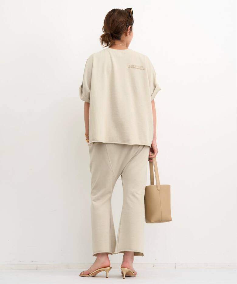 AMERICANA/アメリカーナ】 Short Sleeve Cut Off Sweat（スウェット 