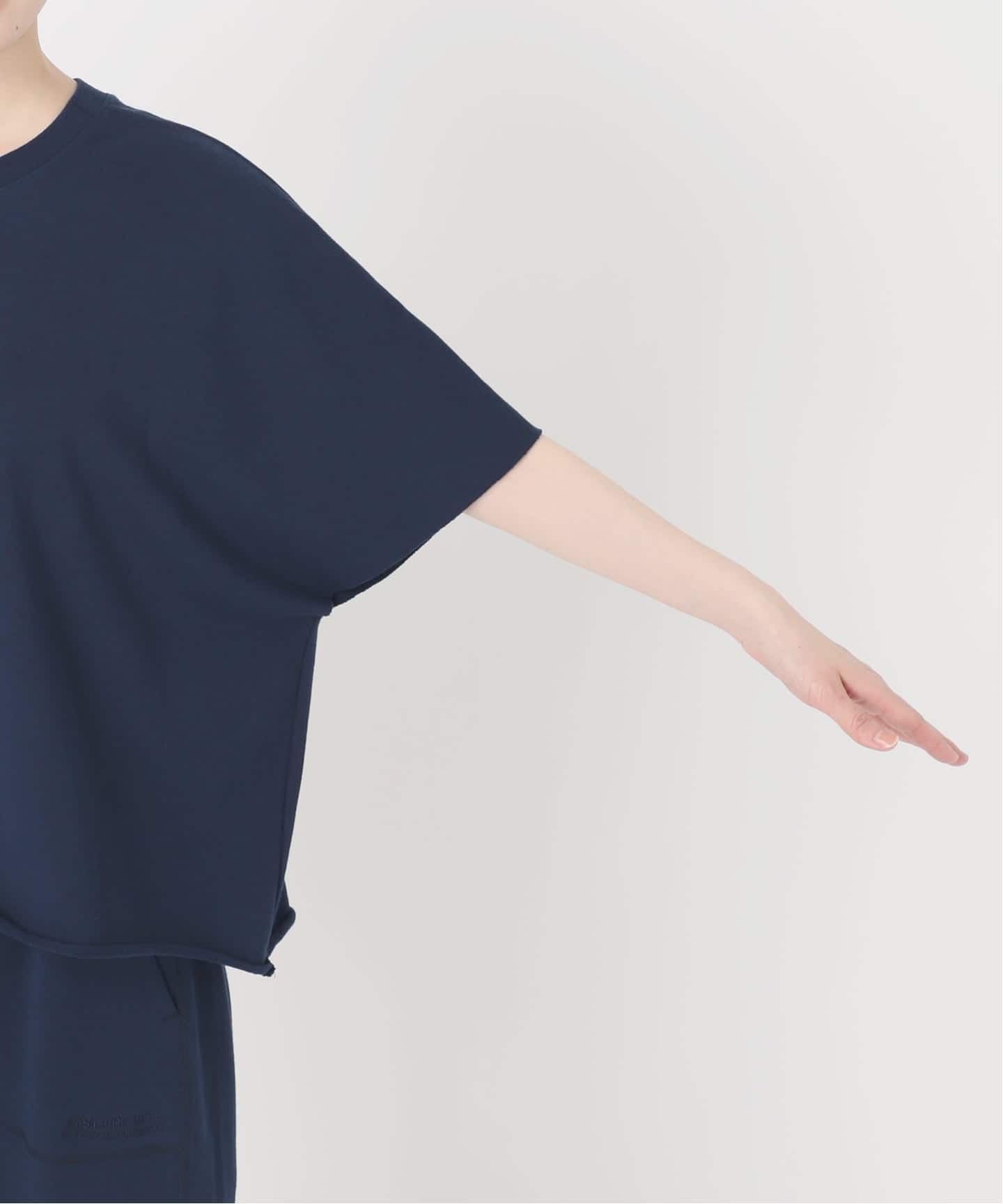 AMERICANA/アメリカーナ】 Short Sleeve Cut Off Sweat（スウェット