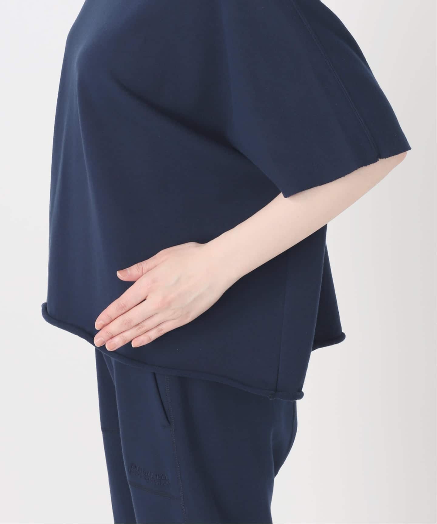 AMERICANA/アメリカーナ】 Short Sleeve Cut Off Sweat（スウェット