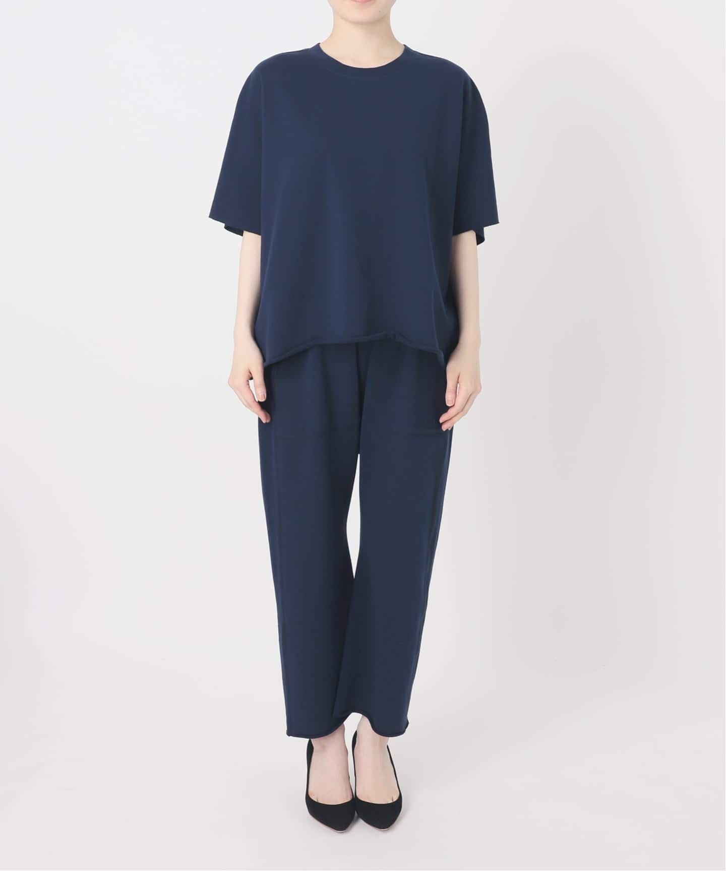 AMERICANA/アメリカーナ】 Short Sleeve Cut Off Sweat（スウェット