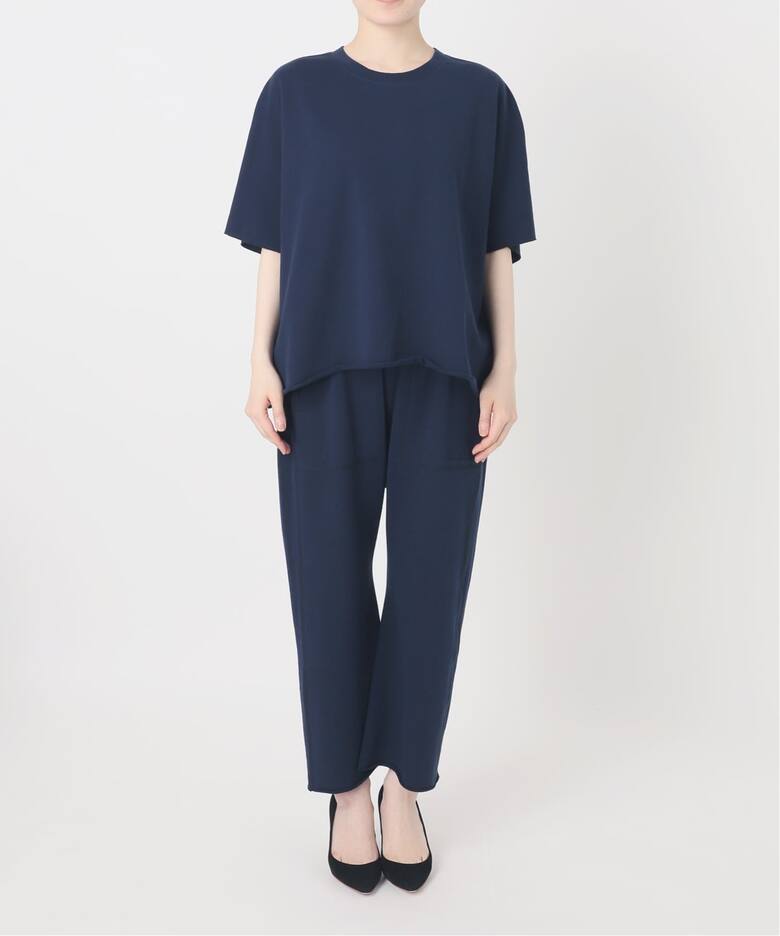 AMERICANA/アメリカーナ】 Short Sleeve Cut Off Sweat（スウェット 