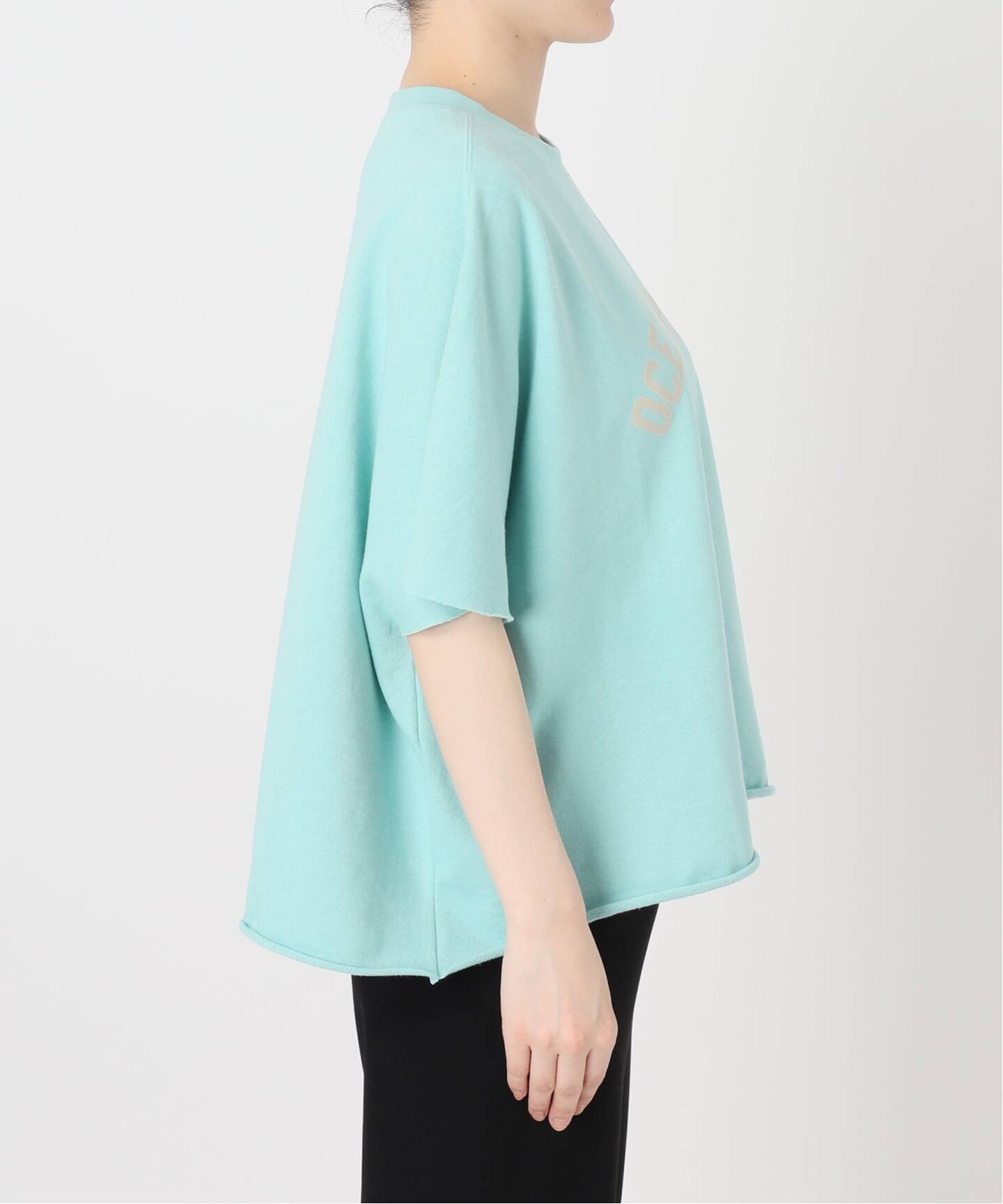 AMERICANA/アメリカーナ】 Short Sleeve Cut Off Sweat（スウェット