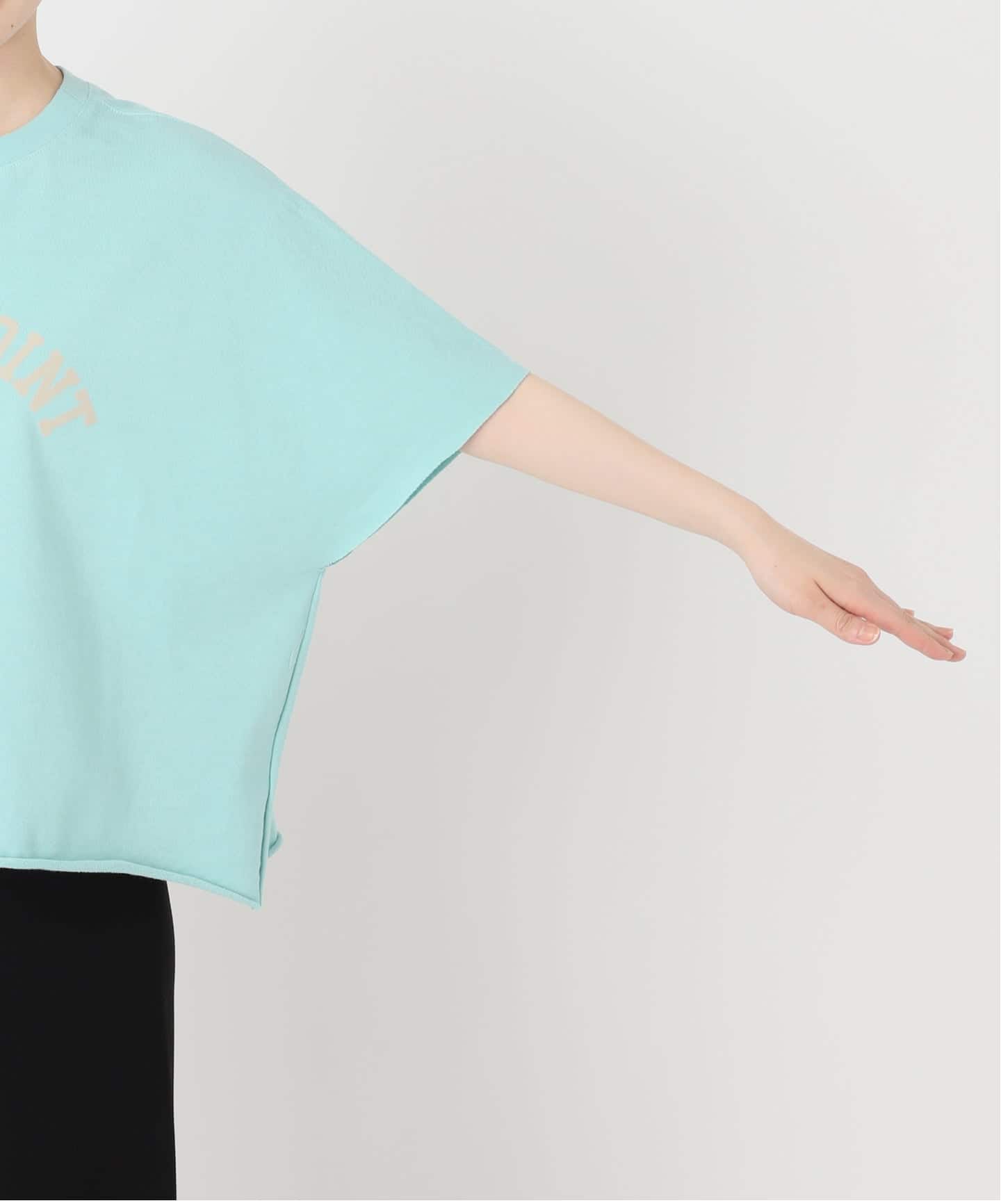 AMERICANA/アメリカーナ】 Short Sleeve Cut Off Sweat（スウェット