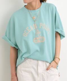 AMERICANA/アメリカーナ】 Short Sleeve Cut Off Sweat（スウェット 