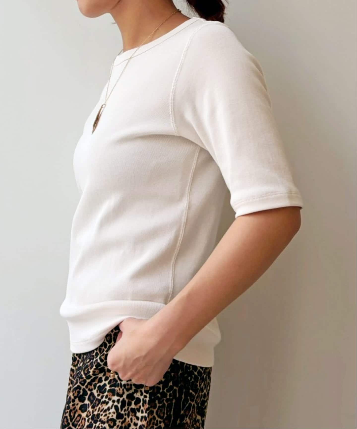 HIGH-TWIST RIB T-SHIRT（Tシャツ／カットソー）｜L'Appartement