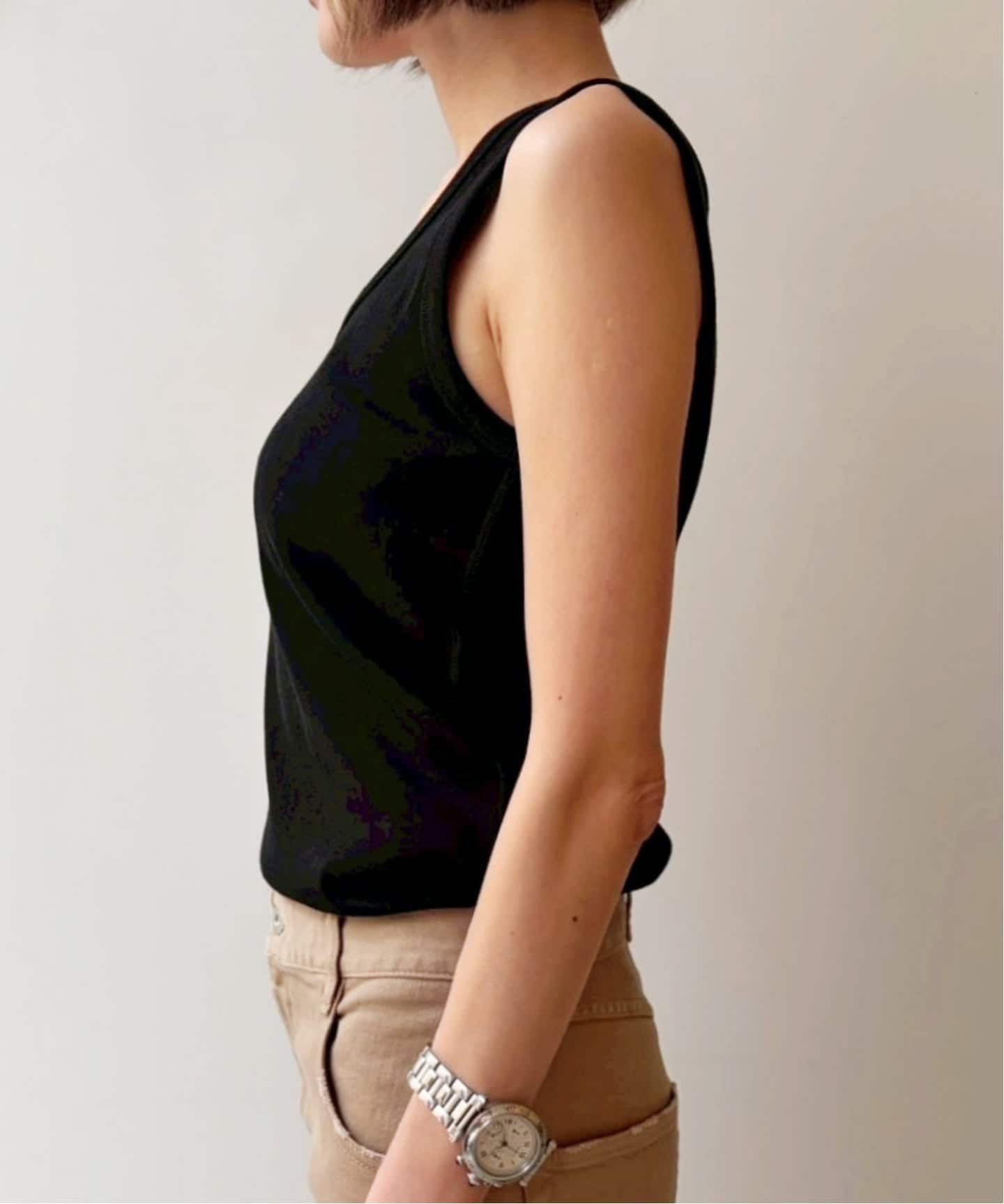 HIGH-TWIST RIB TANK TOP（タンクトップ）｜L'Appartement