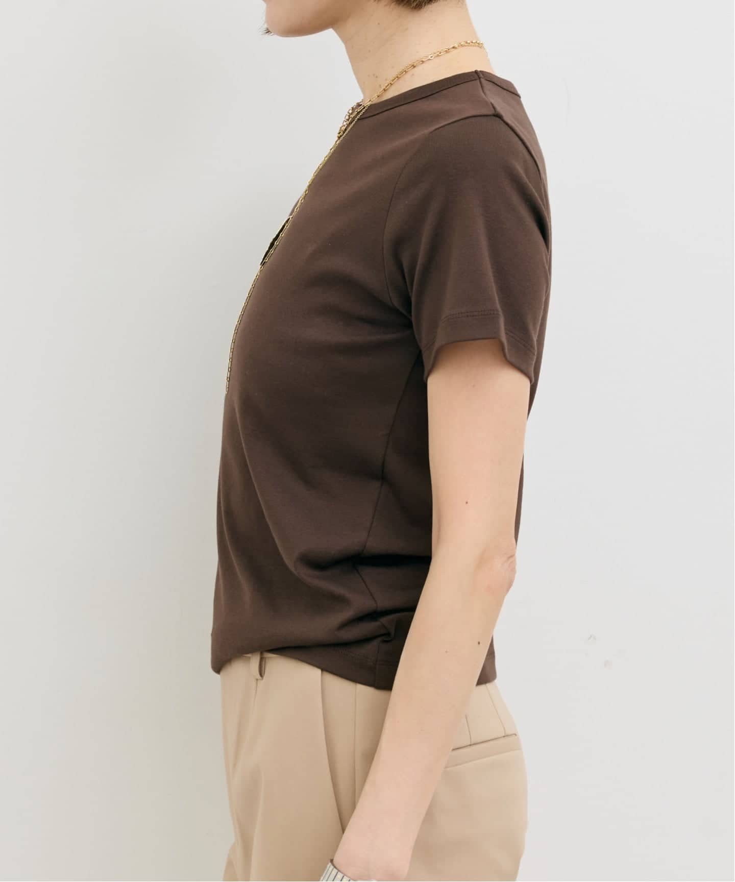 アパルトモン レミレーリフ コンパクト Tシャツ ベージュ REMI RELIEF x L'Appartement レミレリーフ アパルトモン 別注 日本製