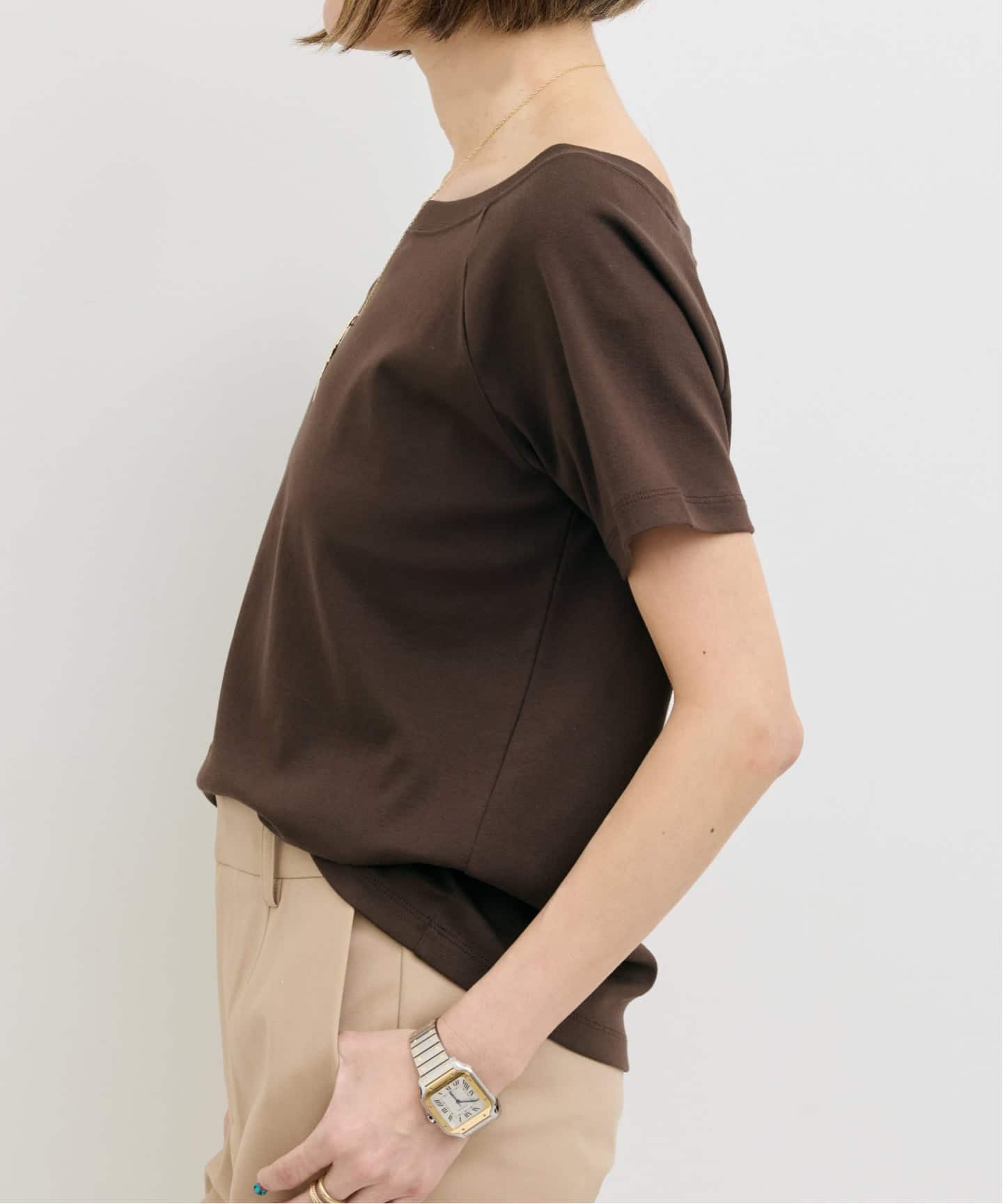 2WAY SHORT-SLEEVED PULLOVER（Tシャツ／カットソー）｜L'Appartement