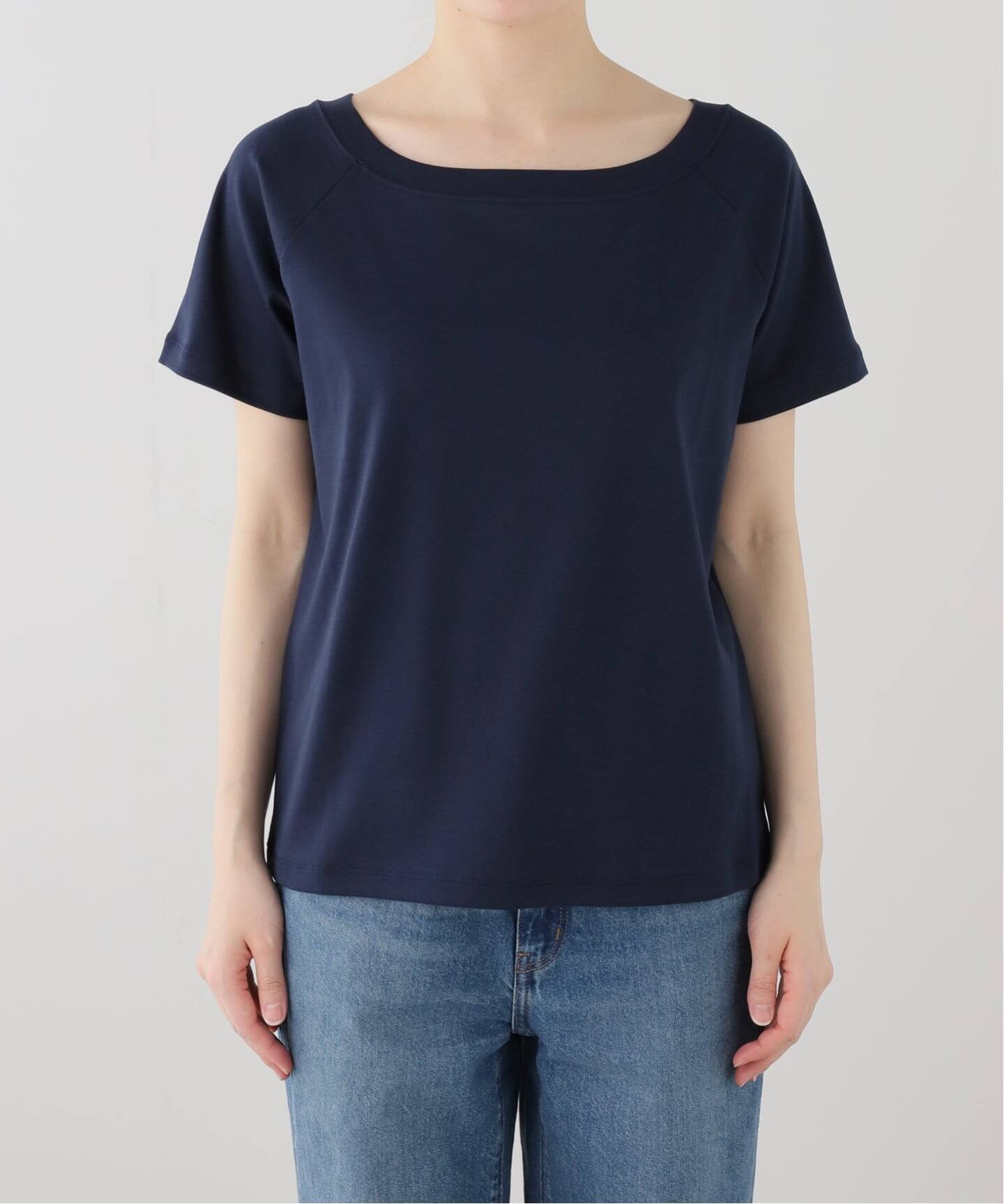 【新品】L'Appartement HALF SLEEVE PULL OVER 2WAY SHORT-SLEEVED PULLOVER（Tシャツ／カットソー）｜L'Appartement