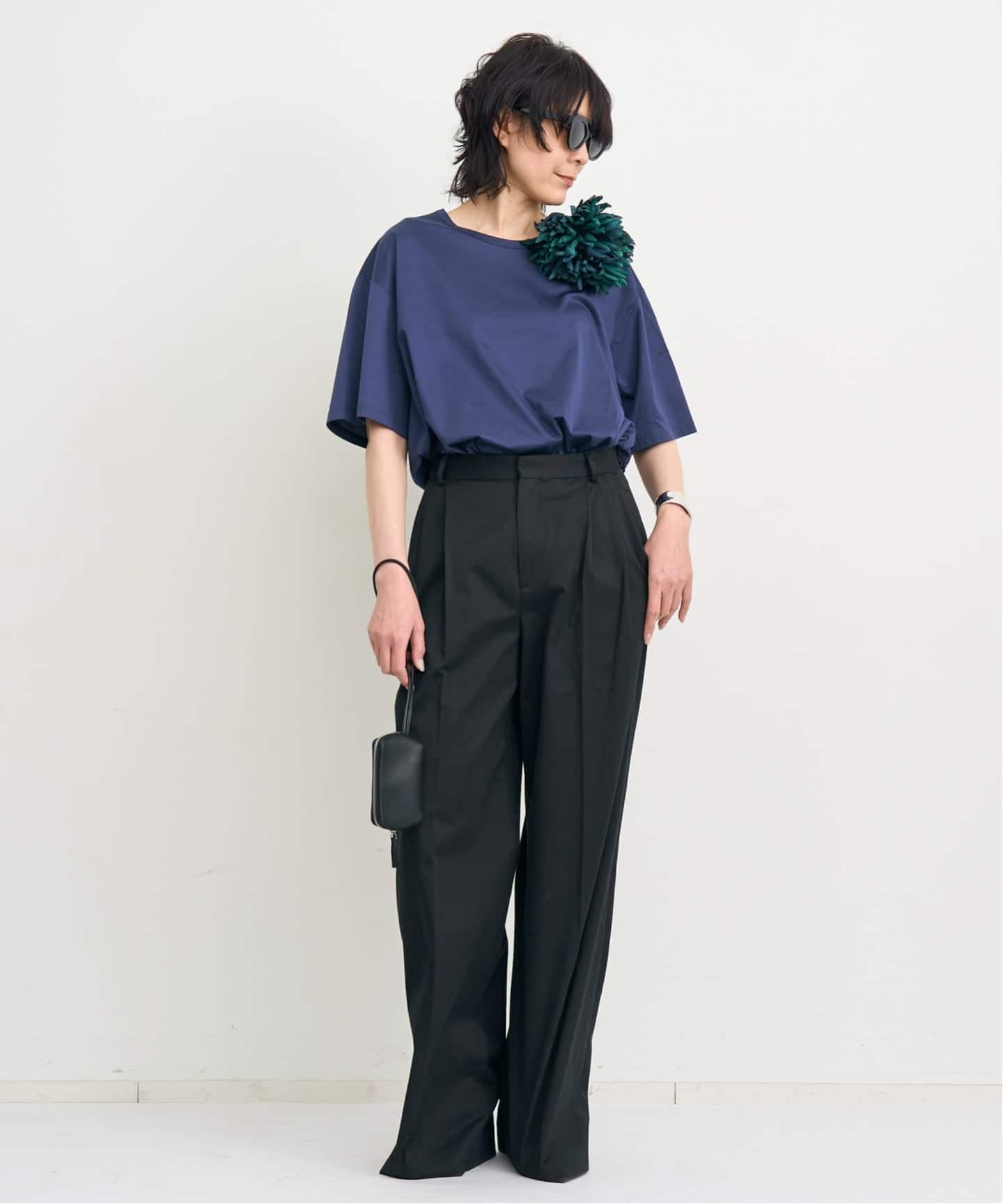 INDRESS/インドレス】 COTTON JERSEY TEE（Tシャツ／カットソー）｜L