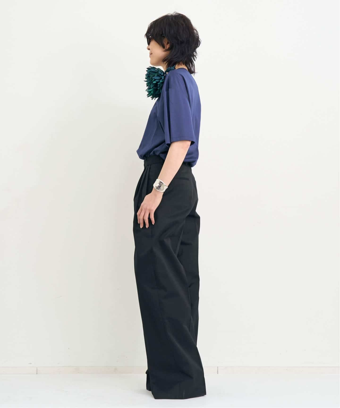 L'Appartement INDRESS Cotton Pants インドレス INDRESS/インドレス】 COTTON JERSEY TEE（Tシャツ／カットソー）｜L