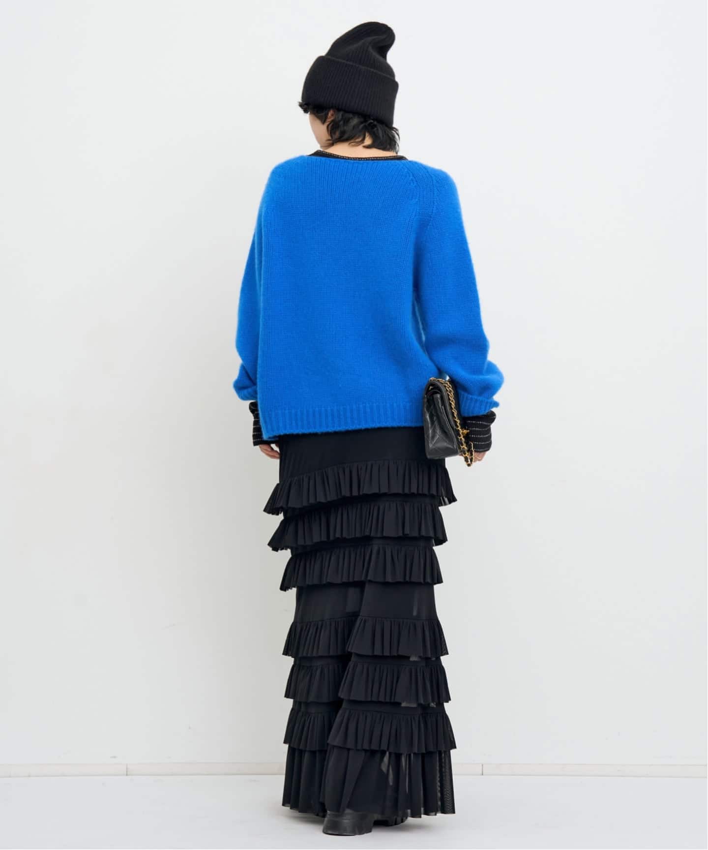 GOOD GRIEF!/グッド グリーフ】 WAFFLE BORDER LONG SLEEVE TOP（T